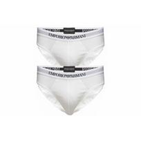 Emporio Armani Letter Logo Triangle Briefs Men underwear White 805332-029-3753 S