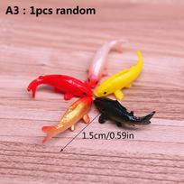 1/5pcs Mini Fish Model Miniature Model Fish Carp Simulation Animal Kids Toys DIY Decorative Goldfish Figurines Home Decor
