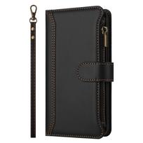 For iPhone 14 13 12 11 Pro Max 13 Mini X XR XS Max SE 7 8 Wallet Case,RFID Blocking Kickstand Flip Cover Wrist Strap Card Holder For iPhone 7 8 juoda
