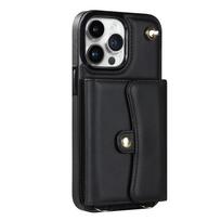 For iPhone 14 13 12 Mini 11Pro Max X/XS XR 8 7 Plus Wallet Leather Case with Long Lanyard kickstand All-round Shockproof Cover iPhone XR