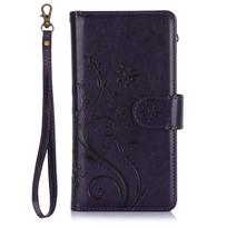 WEFOR Wallet Case for Samsung Galaxy A55 A35 A25 A54 A34 A14 A04E A73 A52 A42 A71 A70S A20E A30 A10, 6 Card Slots Zipper Pocket For Galaxy A10 M10 tamsiai violetine spalva