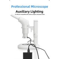 72 LED Ring Light for Microscope Featuring USB Power Polarized Lens and Adjustable Brightness Dustproof for Repair China Mainland