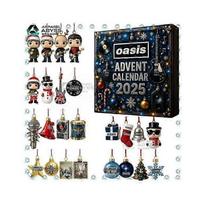 Oasis British rock advent holiday blind box Christmas tree decoration acrylic pendant