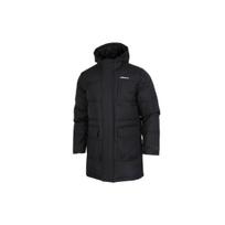 adidas neo M Wint Dwn Prka Windproof Stay Warm mid-length Sports hooded down Jacket Black Men's GJ8786 L