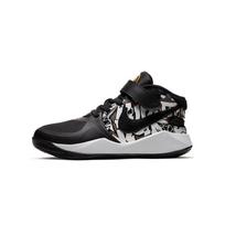 (PS) Nike Team Hustle D 9 FlyEase 'Black White Bright Orange' Kids' CQ4868-001 EU 28