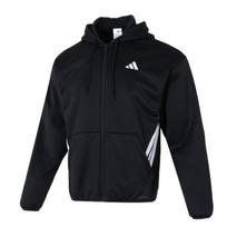 adidas Crazy Warm Full Zip Hoodie 'Black White' Men's JZ9673 L
