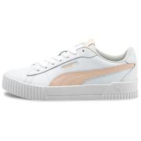 (WMNS) PUMA Carina Crew White/Orange Women's 374903-03 EU 35.5