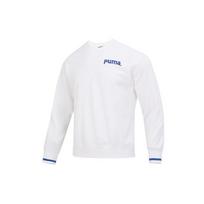 PUMA Team Crew Tr Logo Long Sleeve Sweater 'White' Men's 620614-02 XXL