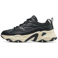 Skechers DLites 5.0 Panda Shoes Comfortable Versatile Durable Shock Absorption Support Increased Height Lightweight Low Top Dad Shoes 232491-BKNT 39.5