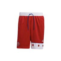 adidas Mcdaag Os Short Retro Patchwork Print Basketball Sports Shorts Red Men's GQ4115 XL
