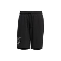 Men's adidas neo x . Crossover Cartoon Stripe Athleisure Casual Sports Shorts Black HD7259 L