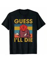 Funny Awesome Explore Dungeons DM RPG Dice Dragon T Shirts Summer Streetwear Short Sleeve Gifts T-Shirt Womes Clothing S įvairiaspalvis