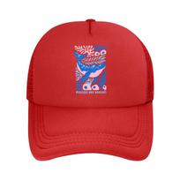 Colorful Whale Ocean Art Wall Decor  Mesh Baseball Cap Hip Hop Adjustable