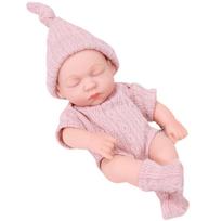 MORYTRADE Palm-Sized Doll with Outfit, Decorative Object, 6+ Sizes, Pink