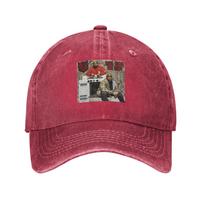 Clipse    Hell h No Fury  Casual Gatherings Baseball cap Protects The Forehead Instagram Style Durable Denim Hat One Size