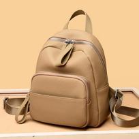 New 2026 Cowhide Female Bag Summer Women 's  Backpack Shoulder High-Capacity Ladies  Bags Travel Bag Girls Chest Bag China