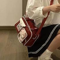Fashi Cute Anime Crossbody Bag for Women, Potable Large Capacity Ita Bag Purse for School Cosplay & Daily Use. Durable &Trendy