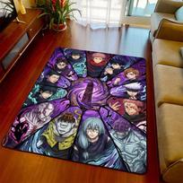 Jujutsu Kaisen Carpet Rug Non Slip Floor Mat Soft Area Rug for Bedroom Living Room Home -QJY 60x90cm