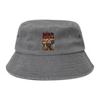Kurwa Bobr Bober Beaver Boberek The Scream Bucket Hat for Unisex Women Field Hat Stylish Packable for Fishing Cap Session Hat One Size