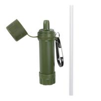 Purifier Purification Water Filter Mini Drinking Water Filtering Straw  Outdoor žalia