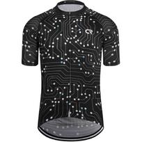 Conjunto de roupas masculinas de ciclismo de manga curta com zíper, secagem rápida, shorts com gel 3D acolchoado P