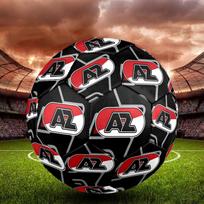 1pc AZ AlkmaarIndoor Soccer Ball Colorful All Ages Machine Stitched PVC Competition Ready Durable High-Bounce HE3