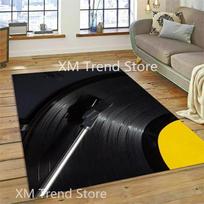Turntables Tape Music DJ Vinyl Record Rug Carpet for Living Room Bedroom Non-slip Sofa Floor Mat Doormat Home Decor Dropshipping 40x60cm