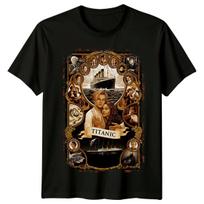 Titanic (1997) Movie Poster Inspired T-Shirt Retro 90s Tee Unisex M