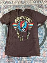 Grateful Dead Steal Your Face Sapnų gaudyklės Marškinėliai Ruda Dovana Gerbėjams Visų Dydžių XL black