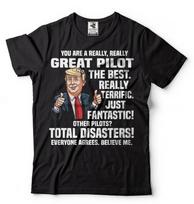 Pilot T-shirt Donald Trump Funny T-shirt Birthday Gift Trump Political Shirt 2XL