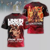Linkin Park From Zero World Tour 2026 3D T-Shirt XXXXL
