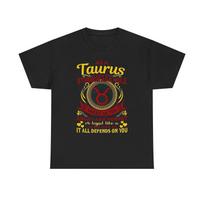 Taurus Facts Unisex Heavy Cotton Tee 4XL