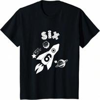 Kids 5th Birthday Astronaut Balloon Planet 5 Year Old Boy T-Shirt S