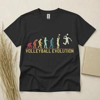 Volleyball Evolution Children's Children's Children's T  Children's T-shirt Funny Volleyball Gift Sports Tee Gildan Cotton Top 110