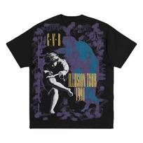 GUNS N' ROSES cd cvr Use Your Illusion ILLUSIONS TOUR 1991 Official SHIRT MD New 2XL