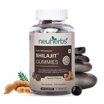 Neuherbs Himalayan Shilajit Gummies For Energy Stamina Strength Natural Vitality Booster 30 Count