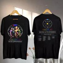2026 Coldplay Music of the Spheres Tour T-Shirt Coldplay Band 2026 Concert Col XXXXL