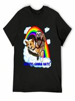 Haters Gonna Hate T-Shirt Vintage Anime Shirt Korean Fashion Funny Gifts T Shirts unisex S