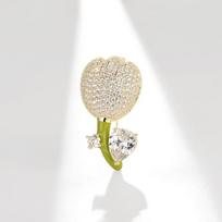 Bo Xin Yun High-end Tulip Brooch Fashionable Floral Cardigan Pin Accessory