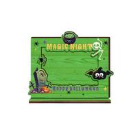 Happy Halloween Design Halloween Picture Frame Ornament Tabletop Photo Display Rack  Children