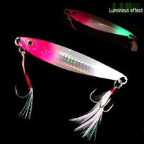 Nanyou Night Glow Trolling Jig 10cm 80g - Ocean Shore Casting Fishing Lure 80g without hook