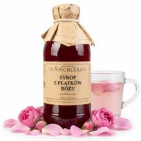 Rožių Žiedlapių Sirupas Arbatos Gėrimų Lemonadų Natūralus Rožinis 330 Ml
