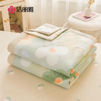 Grace All-Cotton Washable Summer Quilt 200cm x 230cm laimo žalia spalva