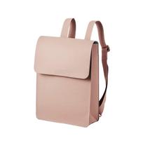 ELECOM Backpack Laptop Case MINIO 14-inch Notebook PC Compatible Slim Self-Standing One-Touch Opening Two-Tone Coral Beige x Zenith Blue BM-MNOBP01BE