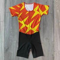 Tuosheng Boys' Cross-Country Athletics Bodysuit Set: Quick-Dry Sprint & Team Uniform. XXL