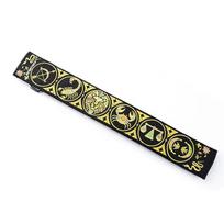 Bicycle Pedal Straps with Zodiac Embroidery and Dog Muzzle Design