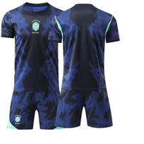Neymar & Vinicius Brazil Away Jersey Set - World Cup 2627 Team Edition, Numbers 10 & 7 Size 22