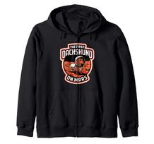 First Dachshund on Mars: Funny Dachshund Kids Zip Hoodie