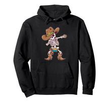 Dubbing Skeleton Cowboy Hat Sheriff Halloween Dub Dance Hoodie