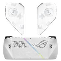 Handheld DIY ROG Ally 7 Flat Back Buttons, 1 Pair (Clear)